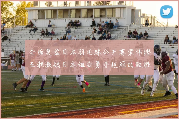全面复盘日本羽毛球公开赛梁伟铿王昶激战日本组合勇夺桂冠的致胜秘诀